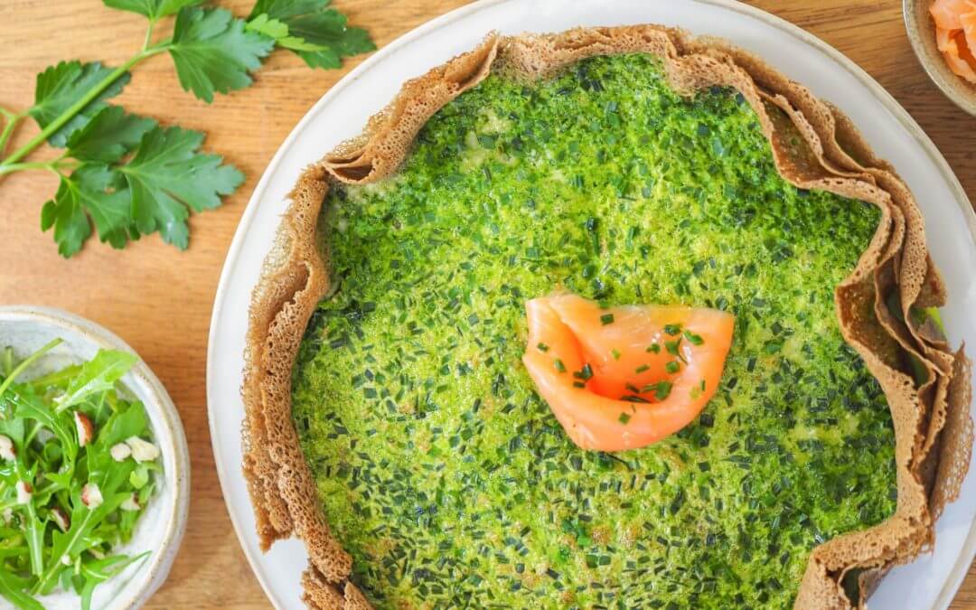 Gâteau de crêpes salées