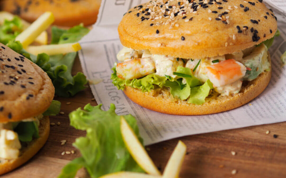 Sandwich aux crevettes