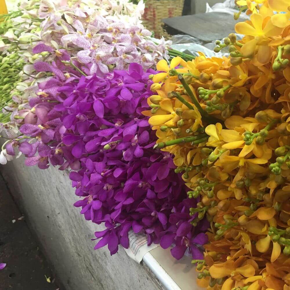 Marché aux fleurs Bangkok