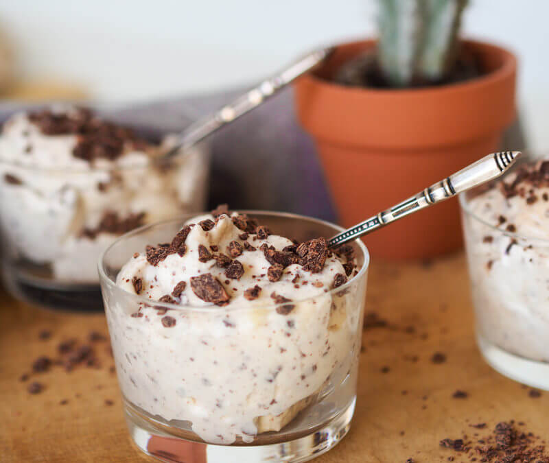 Mousse au chocolat blanc de Cyril Lignac