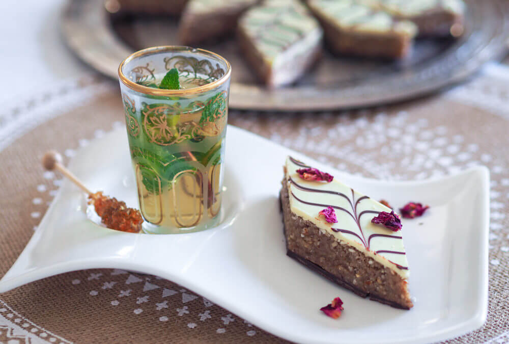 Gâteau oriental sans cuisson : Le zellige