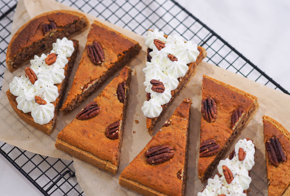 Tarte aux noix de pécan à IG Bas