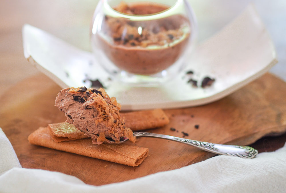 Mousse croustillante chocolat noisette